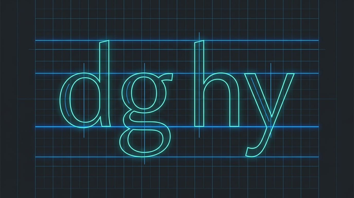 Giải phẫu chữ - Anatomy of Type